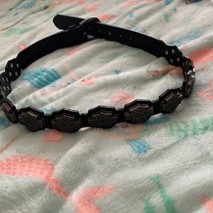 Harley Davidson bar and shield belt, 39 inches long